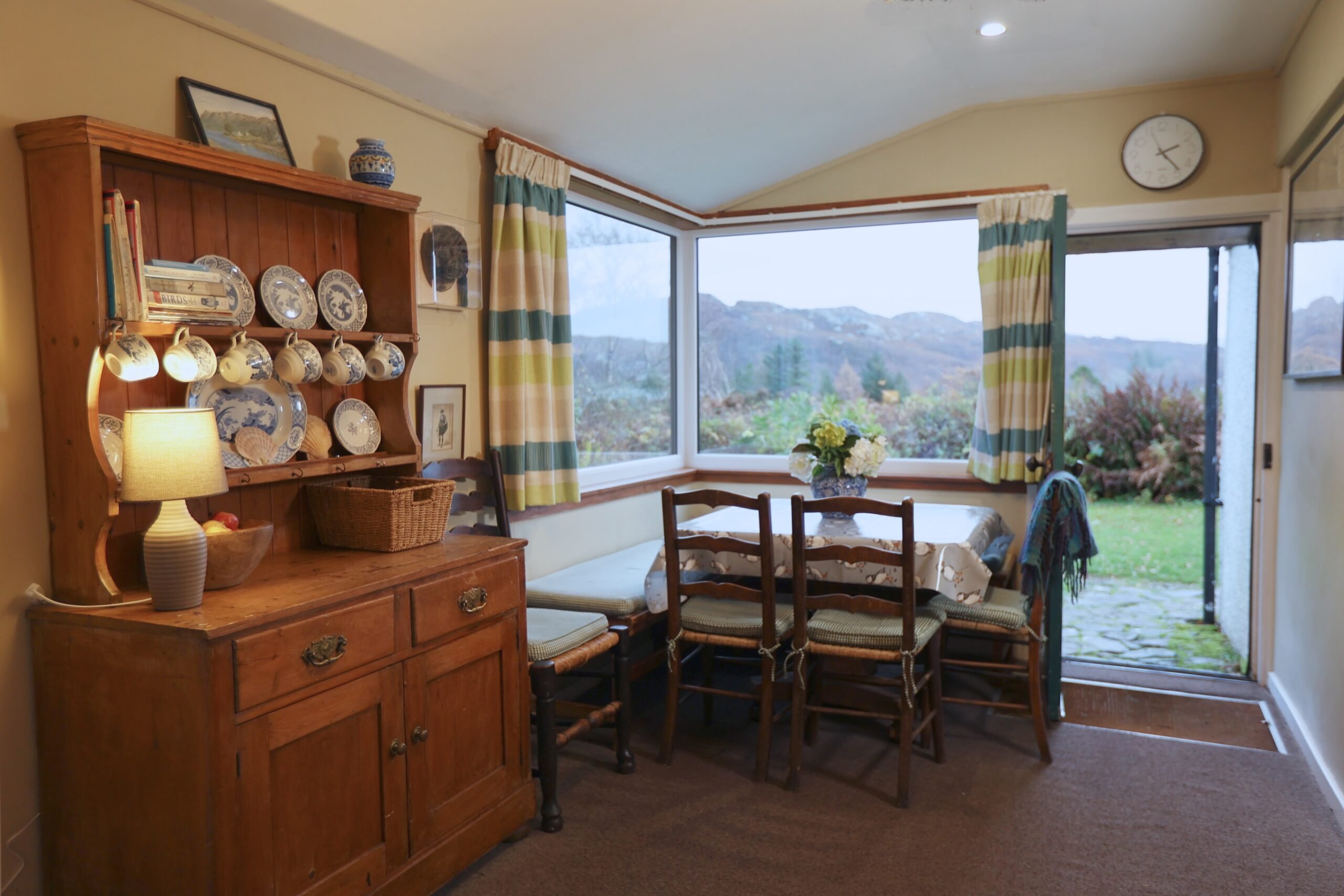 Picture of the dining room in Aird Cottage, Badachro Gairloch