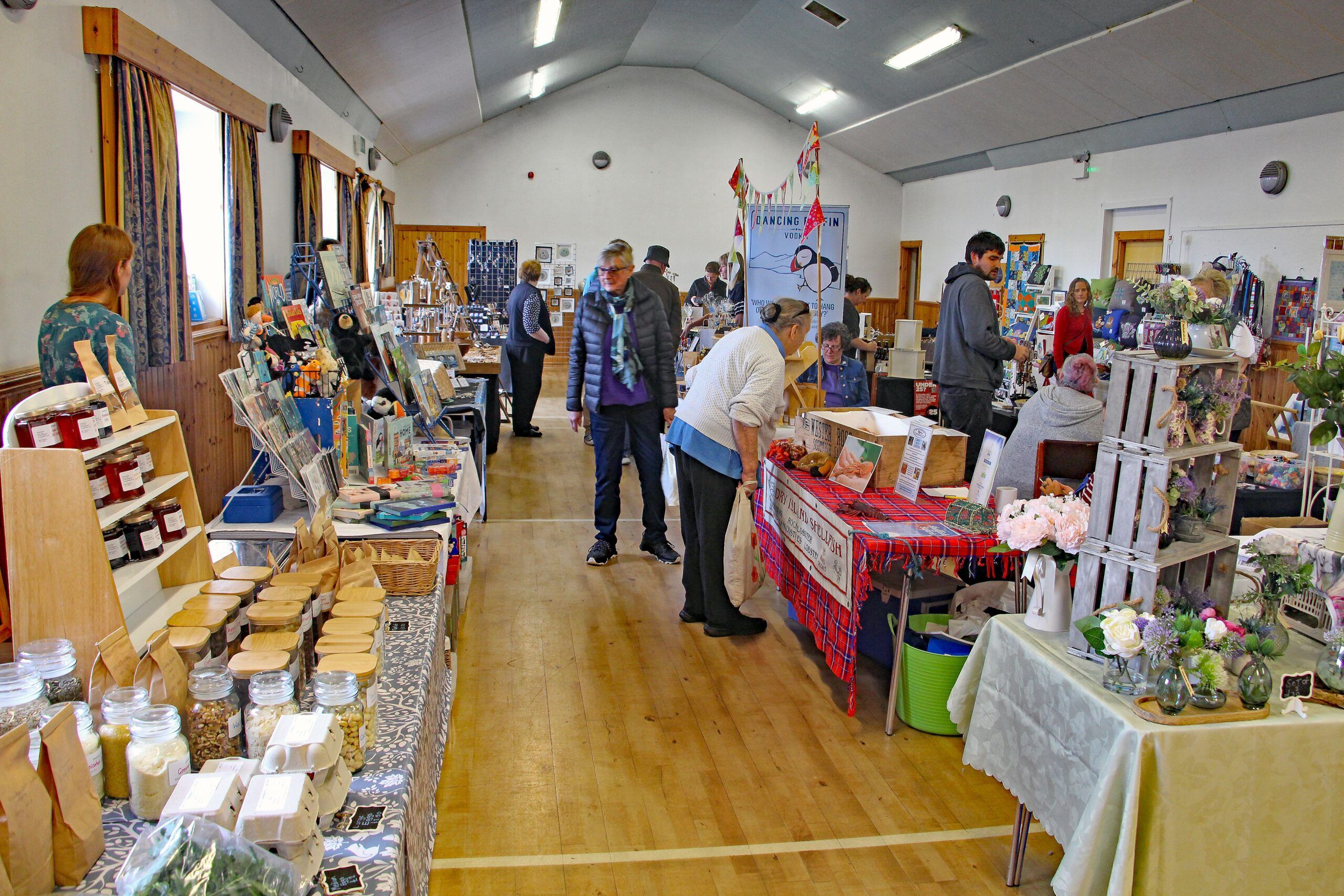 Picture of Poolewe's Tuesday Market, Poolewe Village Hall