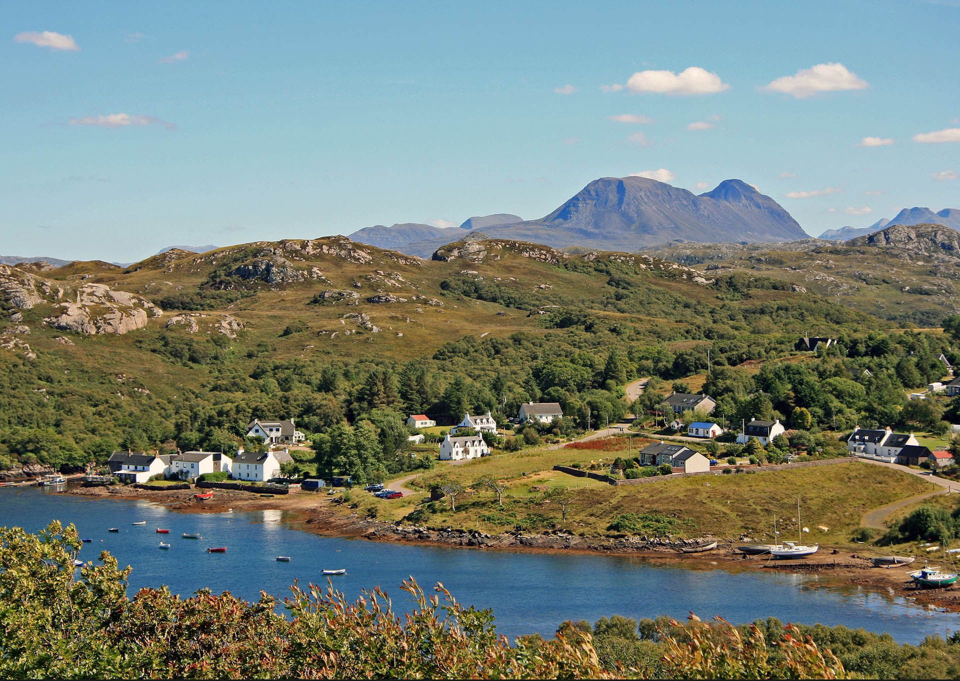 A picture of Badachro Bay, Gairloch Beach, Gairloch