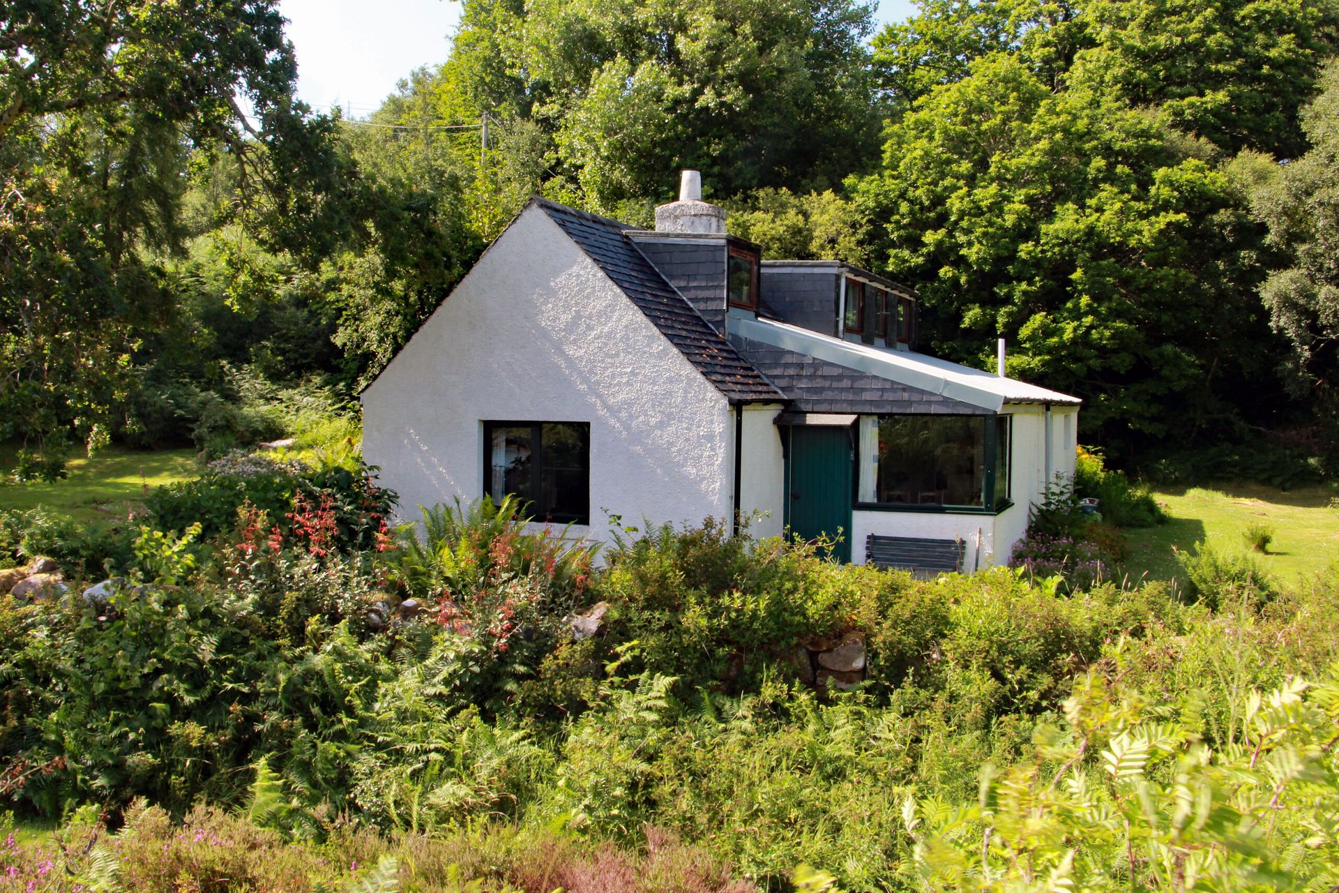 Picture of Aird Cottage from the south in sun