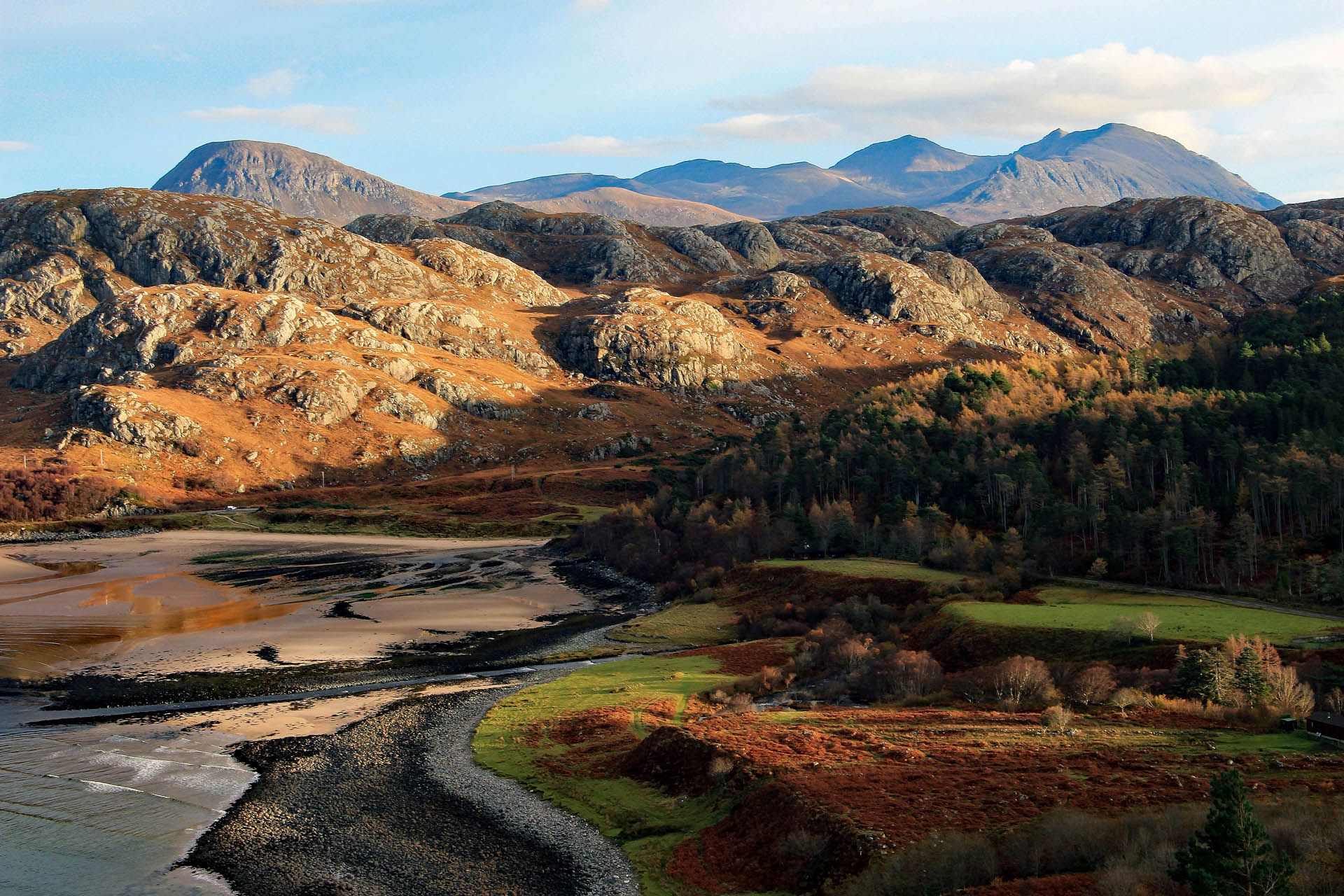 A picture of Grinard Bay in Gairloch, Wester Ross