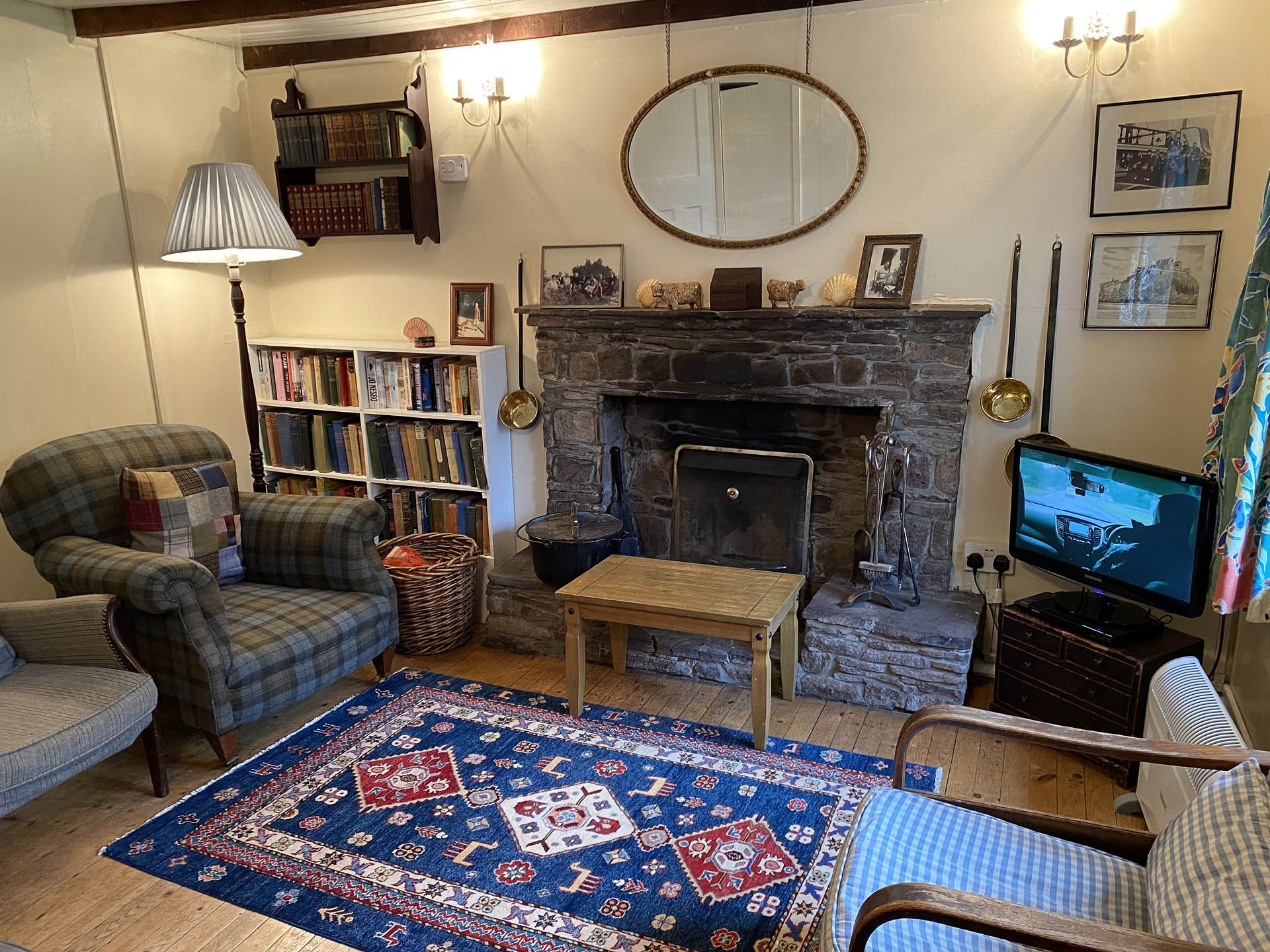 A picture of the Sitting Room at Aird Cottage Badachro, Gairloch